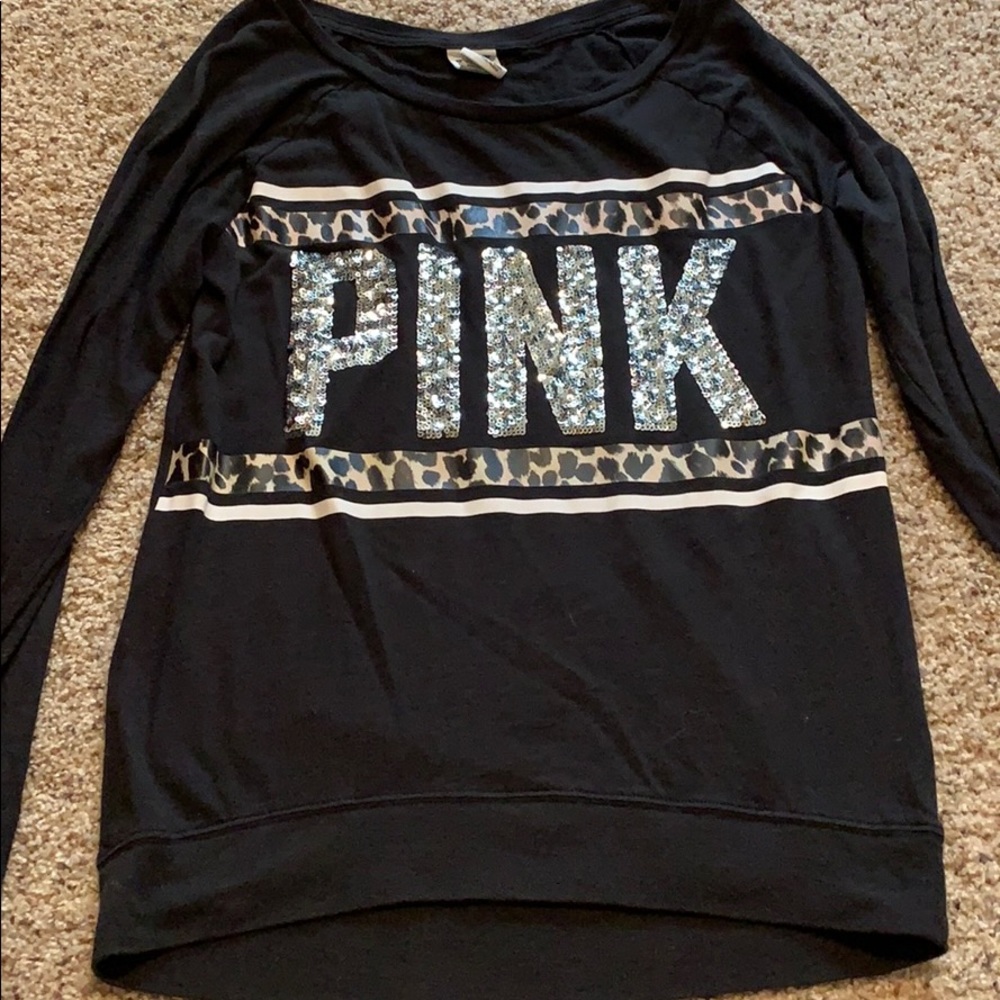 Long sleeve pink shirt
